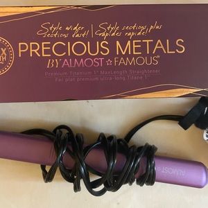Titanium hair straightener